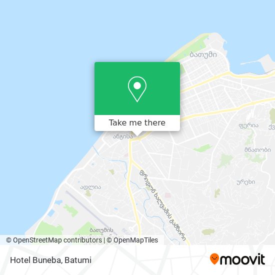 Hotel Buneba map