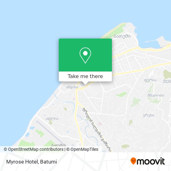 Myrose Hotel map