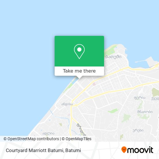 Courtyard Marriott Batumi map