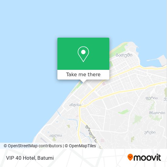 VIP 40 Hotel map