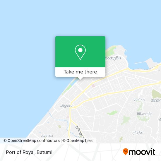 Port of Royal map