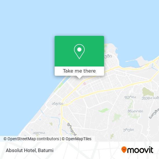 Absolut Hotel map
