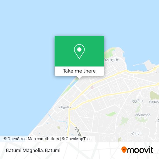 Batumi Magnolia map