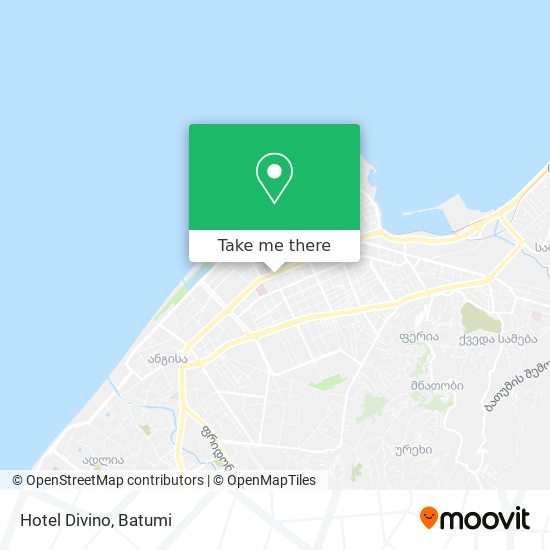 Hotel Divino map