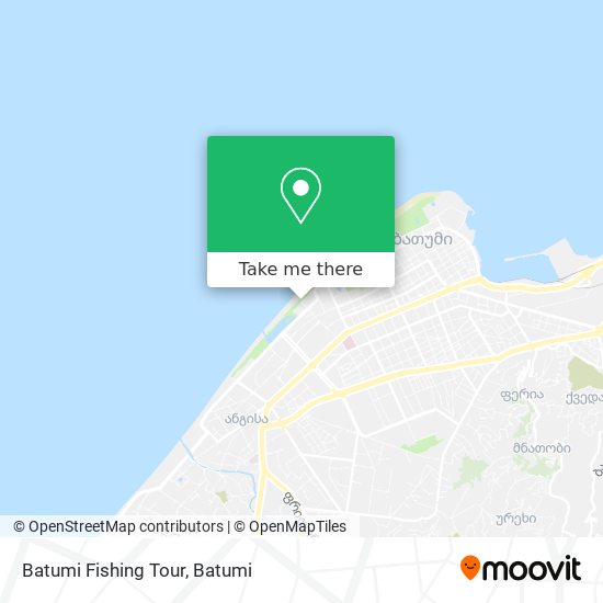 Batumi Fishing Tour map