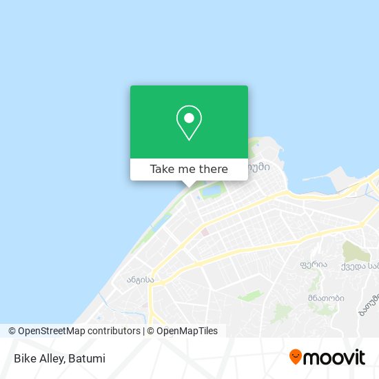 Bike Alley map