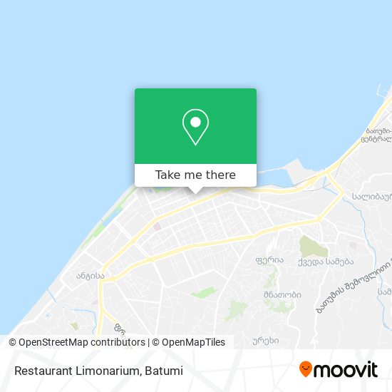 Карта Restaurant Limonarium