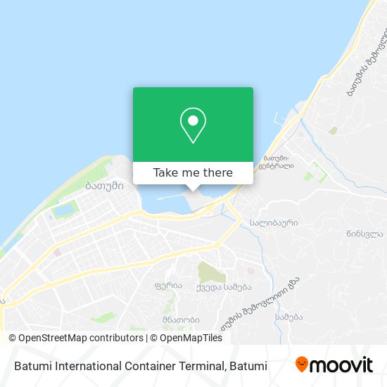 Карта Batumi International Container Terminal
