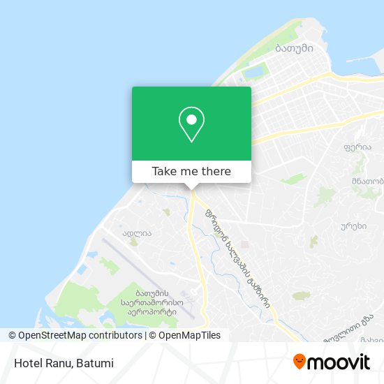 Hotel Ranu map