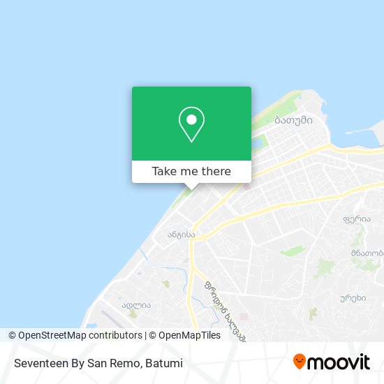Карта Seventeen By San Remo