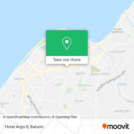 Hotel Argo-S map