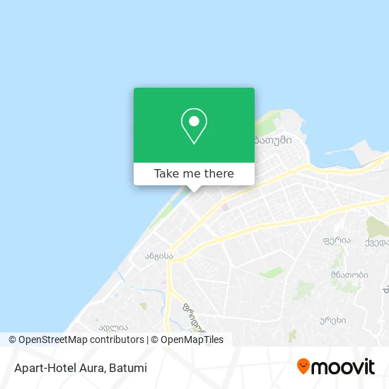 Apart-Hotel Aura map