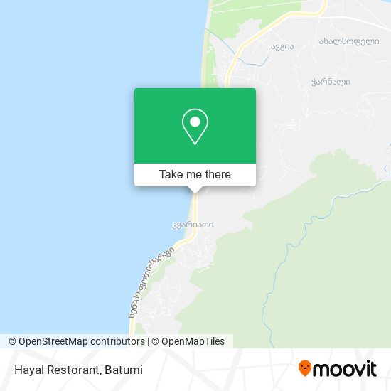 Hayal Restorant map