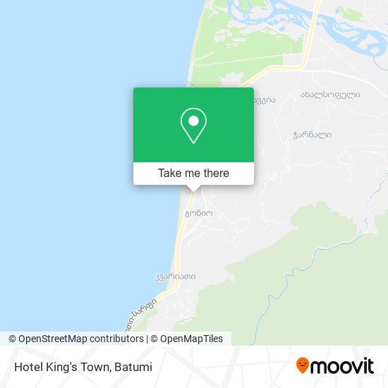 Hotel King's Town map