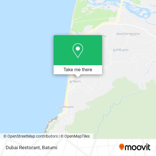 Карта Dubai Restorant