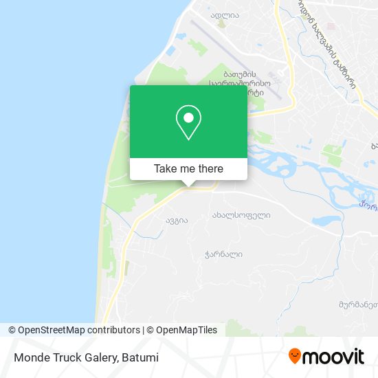 Monde Truck Galery map