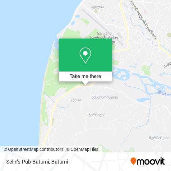 Selin's Pub Batumi map