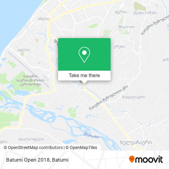 Batumi Open 2018 map