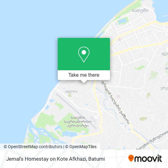 Jemal's Homestay on Kote Afkhazi map