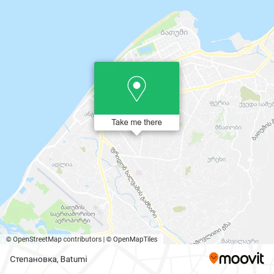Карта Степановка