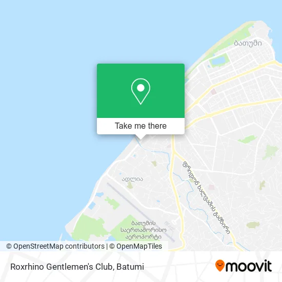 Карта Roxrhino Gentlemen's Club
