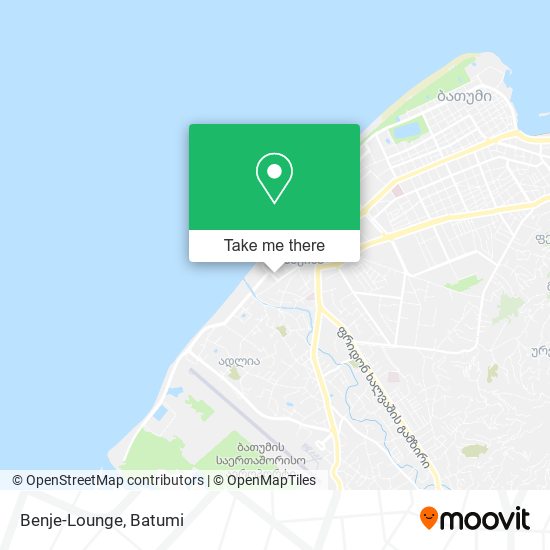 Карта Benje-Lounge