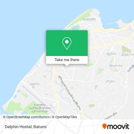 Delphin Hostel map