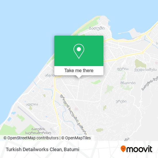 Карта Turkish Detailworks Clean