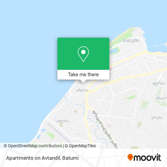 Карта Apartments on Avtandil