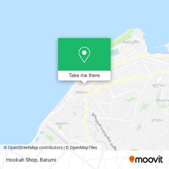 Карта Hookah Shop