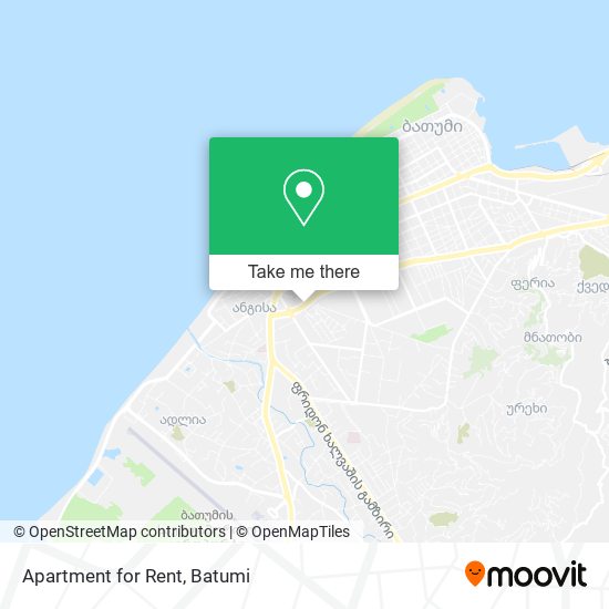 Карта Apartment for Rent