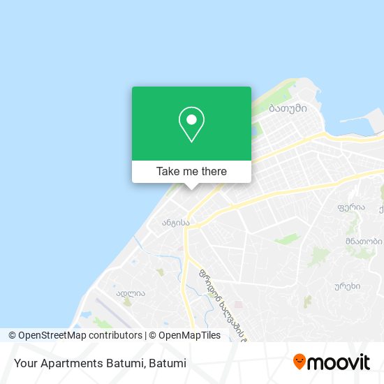 Your Apartments Batumi map