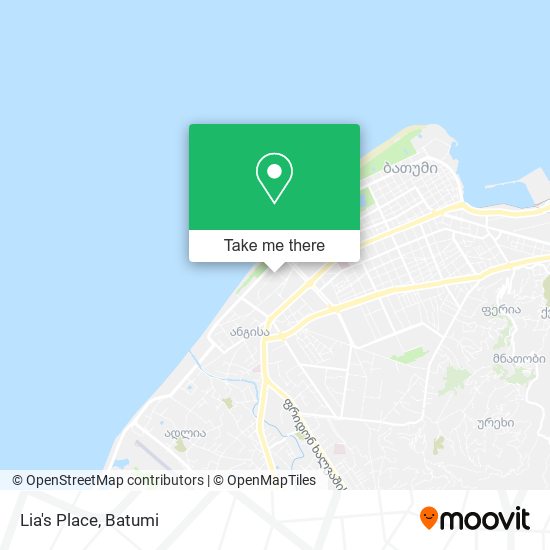 Lia's Place map