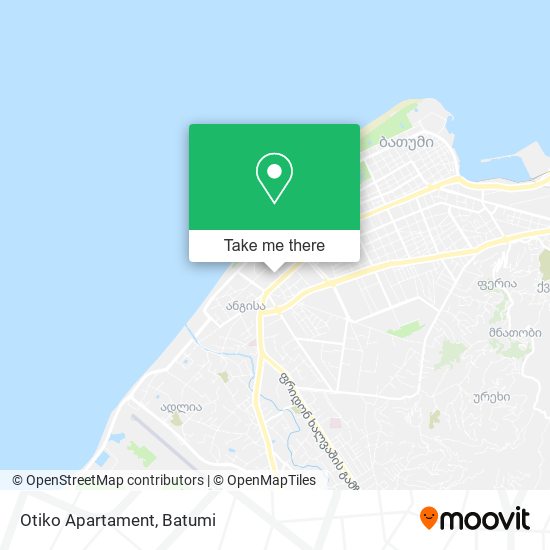 Otiko Apartament map