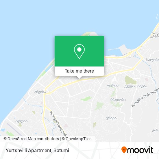 Yurtshvilli Apartment map