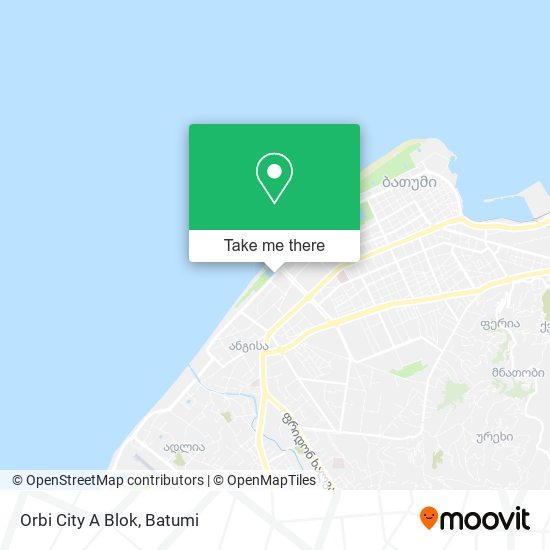 Orbi City A Blok map