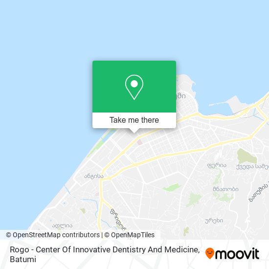 Карта Rogo - Center Of Innovative Dentistry And Medicine