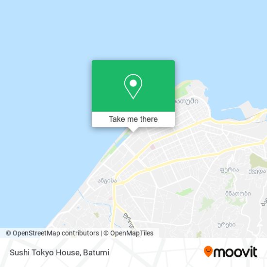 Sushi Tokyo House map