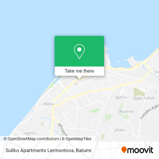 Карта Suliko Apartments Lermontova