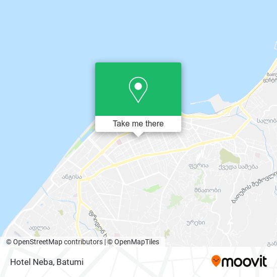 Hotel Neba map