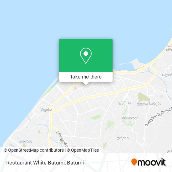 Карта Restaurant White Batumi