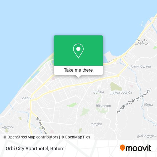 Карта Orbi City Aparthotel