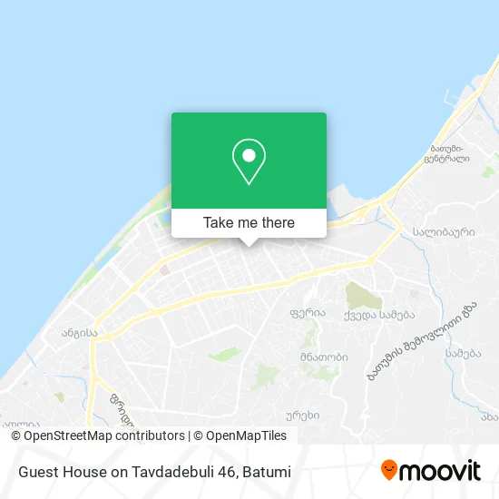 Карта Guest House on Tavdadebuli 46