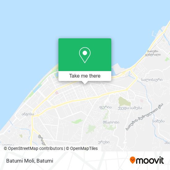 Batumi Moli map