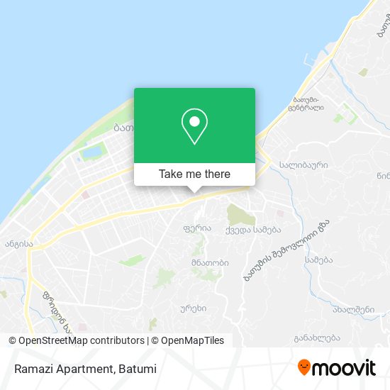 Ramazi Apartment map