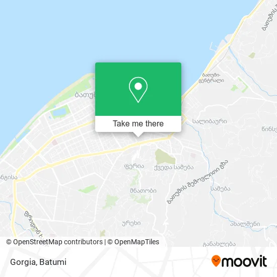 Gorgia map