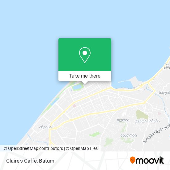 Claire's Caffe map