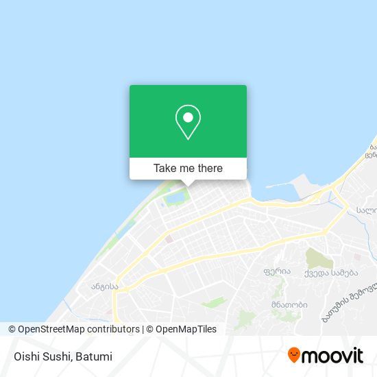 Oishi Sushi map