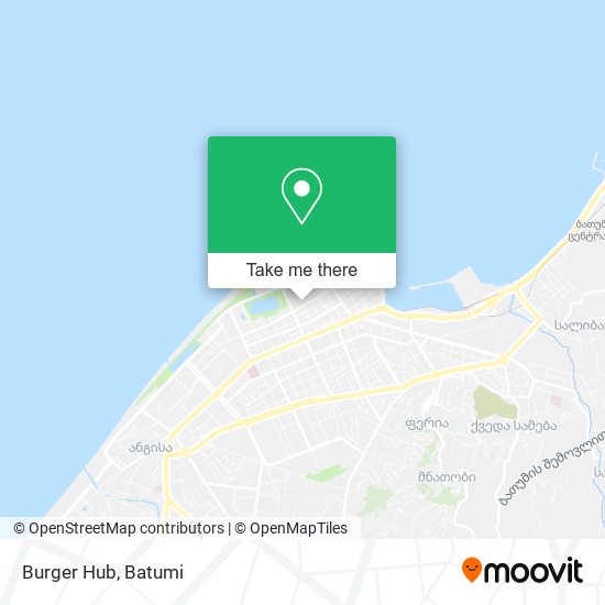 Карта Burger Hub