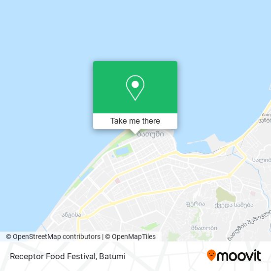 Карта Receptor Food Festival